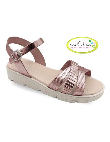 GIRLS SANDALS IN LEATHER 305 CAVA