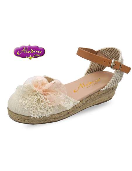 SPANISH CEREMONY QUALITY SHOES CM52 BEIG