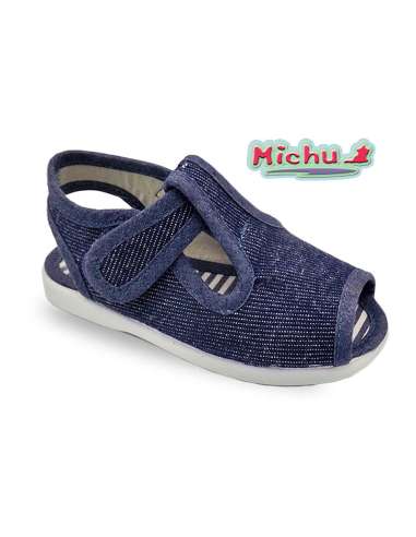 T-BARS CANVAS WITH VELCRO MICHU 1123 JEANS