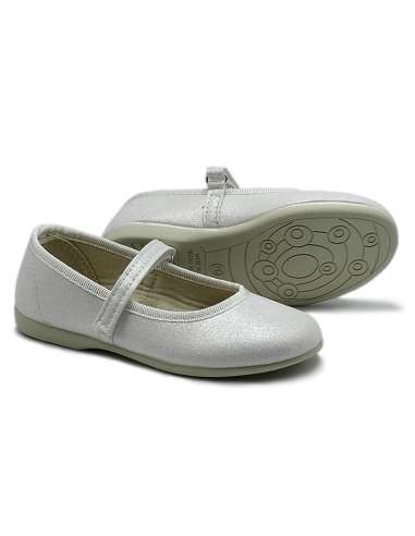 MERCEDITAS CON VELCRO CONDIZ 850 PERLA BLANCO