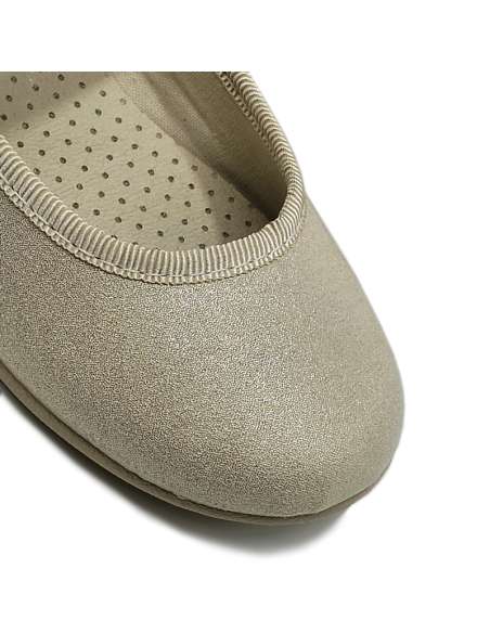 MARY JANES WITH VELCRO CONDIZ 850 BEIG PEARL