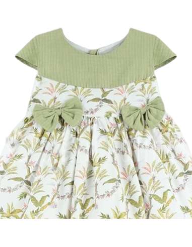 24570  VESTIDO INFANTIL LAZOS MARCA BABYFERR