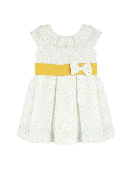 24566 VESTIDO INFANTIL LAZO MARCA BABYFERR