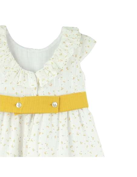 24566 VESTIDO INFANTIL LAZO MARCA BABYFERR