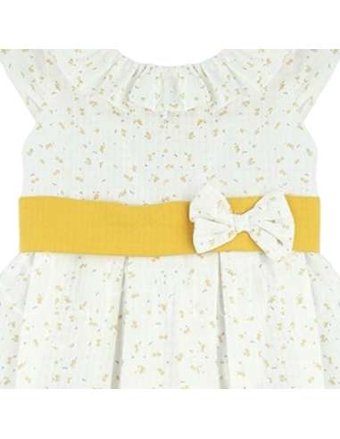 24566 VESTIDO INFANTIL LAZO MARCA BABYFERR