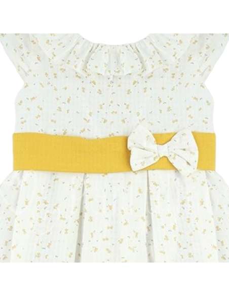 24566 VESTIDO INFANTIL LAZO MARCA BABYFERR