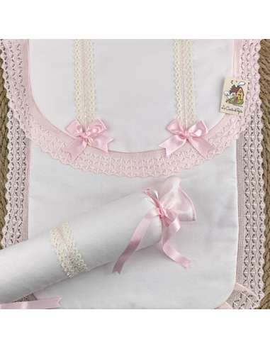 21003036 PINK WOOL BABY SACK  BRAND  LA CASITA...