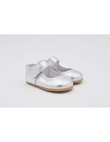 ANGELITOS RESPECTFUL MARY JANES 541 SILVER