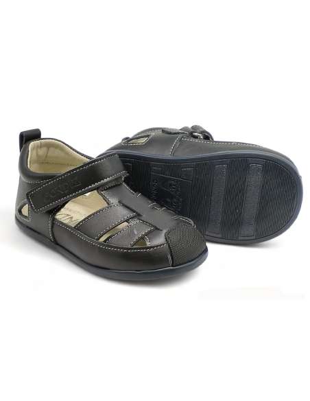 SANDALIAS EN PIEL CONDIZ 106 NAVY