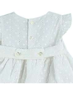 24530 VESTIDO PERFORADO BLANCO MARCA BABYFERR 2