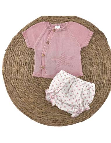 1006105 ROSA PALO BABY SET TWO PIECES BRAND