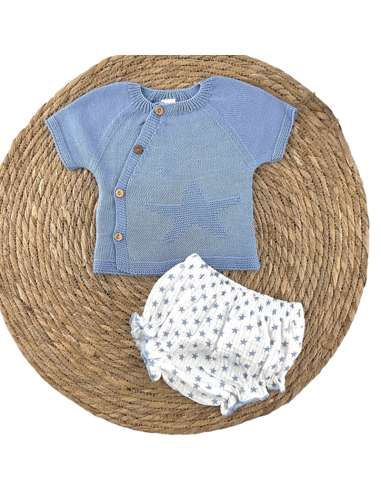 1006105 BLUE BABY SET TWO PIECES BRAND
