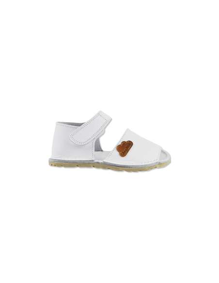 ANGELITOS RESPECTFUL HIGH BACK SANDAL 270 WHITE