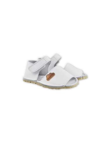 ANGELITOS RESPECTFUL HIGH BACK SANDAL 270 WHITE