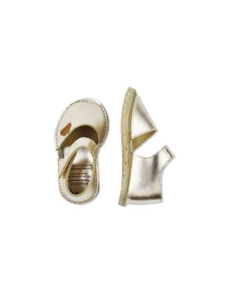 ANGELITOS RESPECTFUL HIGH BACK SANDAL 270 GOLD