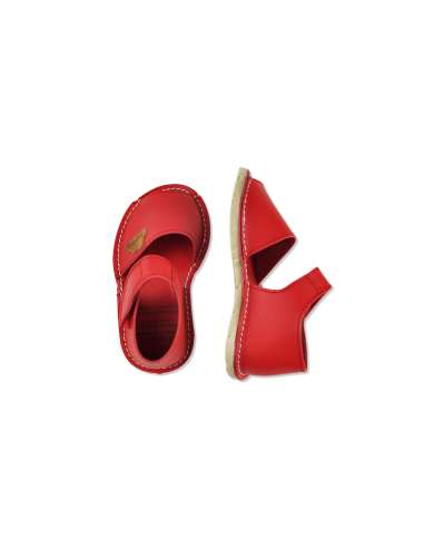 ANGELITOS RESPECTFUL HIGH BACK SANDAL 270 RED