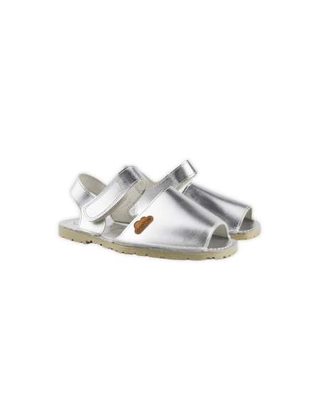 ANGELITOS RESPECTFUL LEATHER SANDAL 275 SILVER