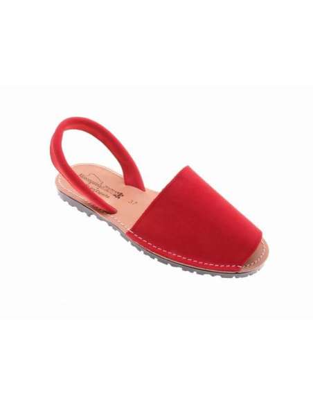 SPANISH AVARCAS IN NOBUCK LEATHER 590 RED