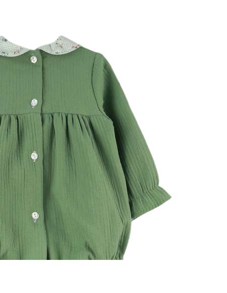 324236 PELELE VERDE CUELLO ZORRITOS Baby Ferr