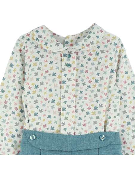 324350 CONJUNTO NIÑO CAMISA PAJARITOS Y PANTALON Baby Ferr