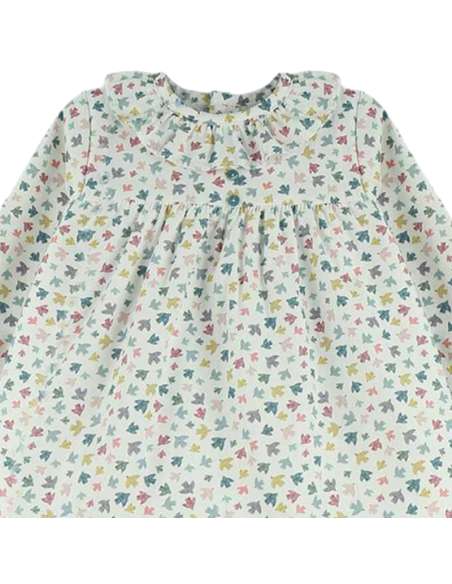 324403 BABY DRESS WITH BONNET PAJARITOS Baby Ferr