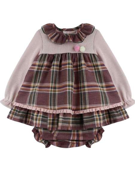 324443 Jesusito Niña Cuadros Con Braguita Marca Baby Ferr