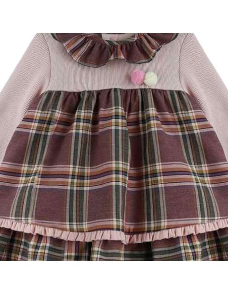 324443 Jesusito Niña Cuadros Con Braguita Marca Baby Ferr