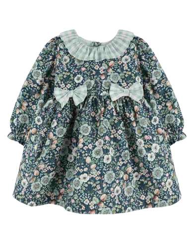 024661 DRESS WITH FLOWERS Baby Ferr