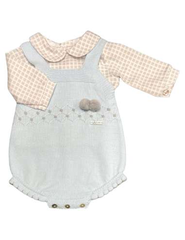 10512 BABY SET BLUE/GREY WITH T-SHIRT Visi