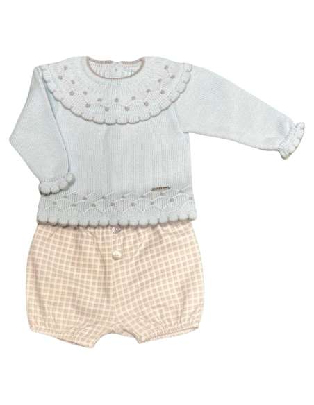 310530 CONJUNTO CORTO AZUL CLARO/GRIS Visi
