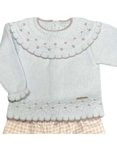 310530 CONJUNTO CORTO AZUL CLARO/GRIS Visi