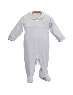 DF250003 ROMPER PESPUNTE CELESTE Dulce de Fresa