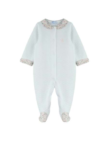 DF260038 PIJAMA BEBE FLORES Dulce de Fresa
