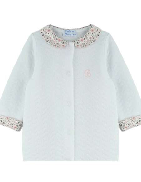 DF260038 PIJAMA BEBE FLORES Dulce de Fresa