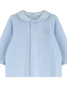 DF260048 PIJAMA ABIERTO CELESTE Dulce de Fresa 2