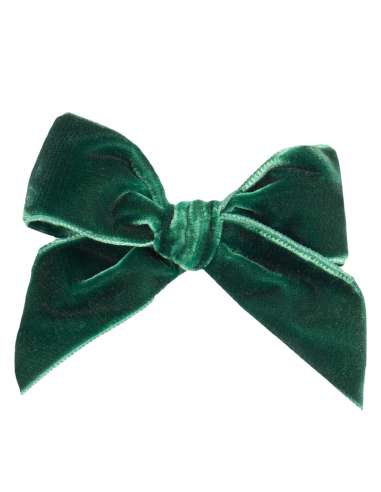 77028 CLICK WITH VELVET BOW GREEN CALAMARO