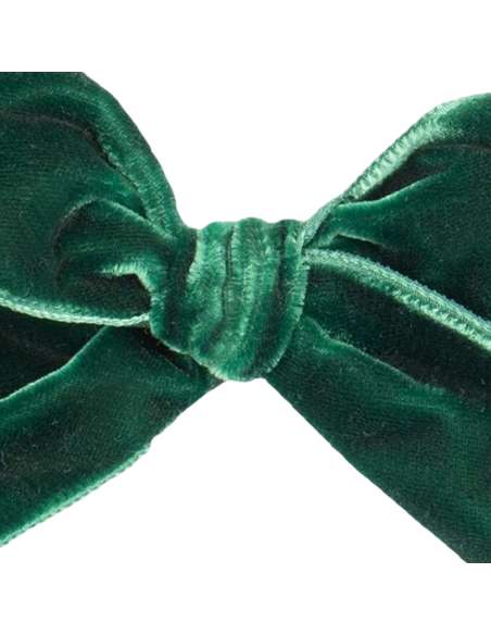 77028 CLICK WITH VELVET BOW GREEN CALAMARO