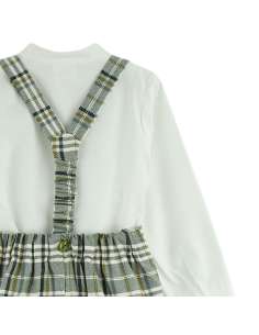 324360 PELELE CON BLUSA DE CUADROS Baby Ferr 2