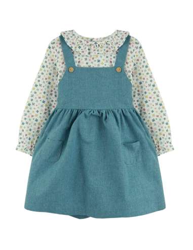 024723 BLUE BIRDS PICHI WITH SHIRT Baby Ferr