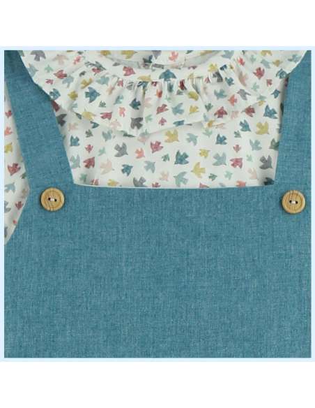 324723 BLUE BIRDS PICHI WITH SHIRT Baby Ferr