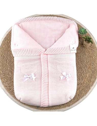 103186C SACO BEBE LANA ALMA PINK