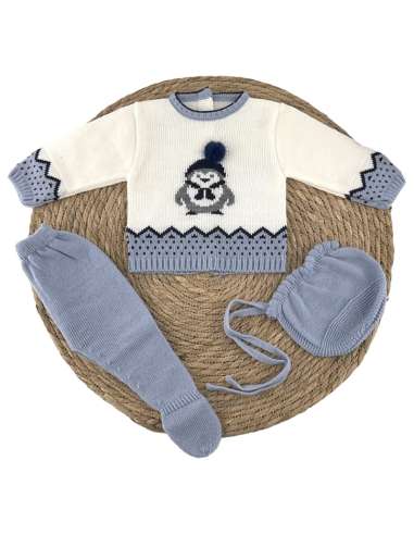 29503AZ BLUE BABY SET BRAND DIVERCHIC