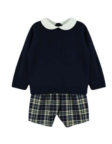 024280  BOY'S TWO-PIECE WOOL JERSEY SET