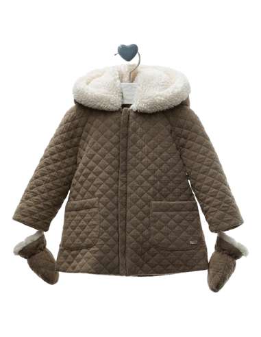 M4004 COAT WITH HOOD AND MITTENS