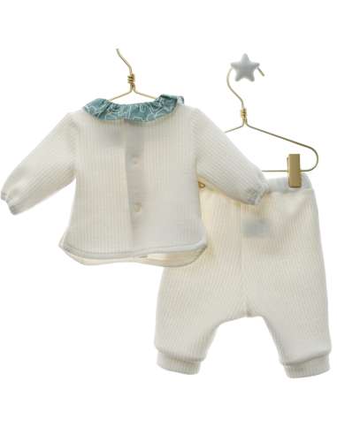 MI3003 BABY SET WITH PM POM BRAND MICOLINO