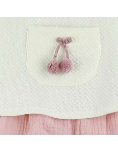 MI3013 CONJUNTO BLUSITA POMPON Y PANTALON MICOLINO