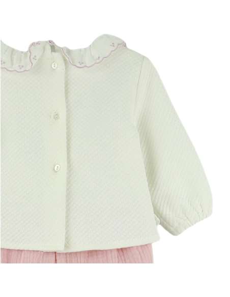 MI3013 BABY SET WITH POM POM BRAND MICOLINO