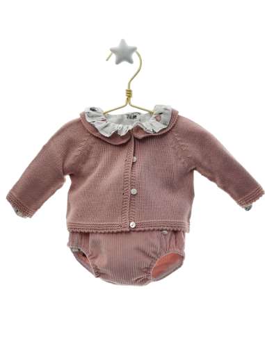 MI3015 CONJUNTO TRES PIEZAS PETO, CAMISA Y...