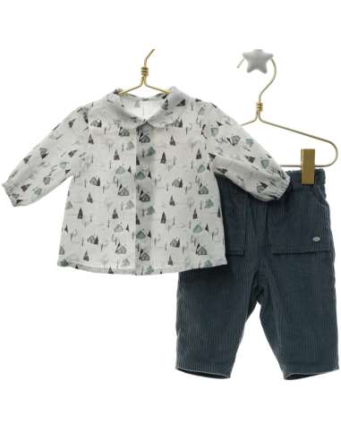 MI3022 CASITAS SHIRT AND PANTS SET MICOLINO