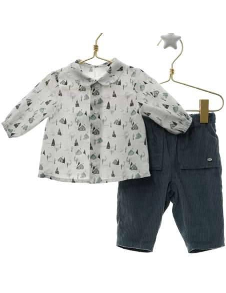 MI3022 CASITAS SHIRT AND PANTS SET BRAND MICOLINO